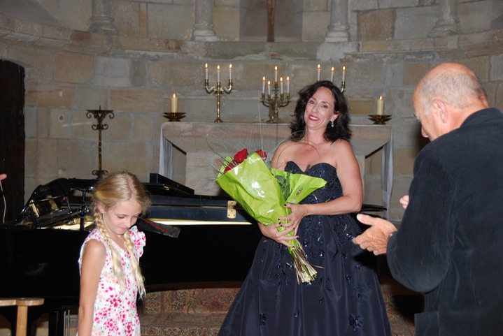 Concert Tarita Botsman--45 remerciements et fleurs